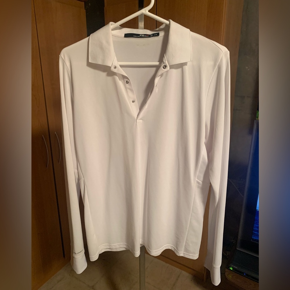 Ralph Lauren White Sleeve Polo